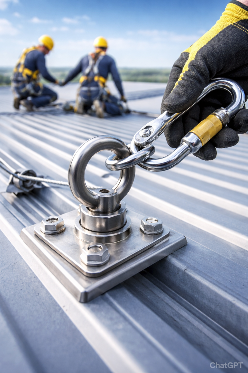 Ponto de Ancoragem: Segurança Estrutural e  Responsabilidade Técnica para Trabalho em Altura